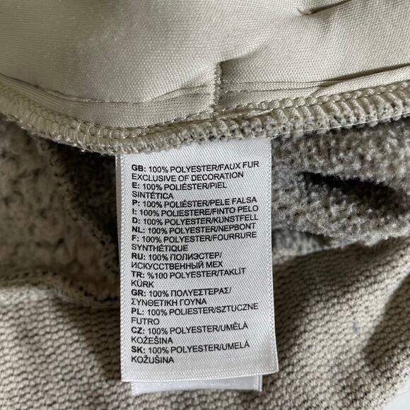 THE NORTH FACE Women's Furry Fleece Full Zip Jacket Gray Small Gorpcore Outdoor - Picture 9 of 11